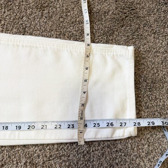 Madewell Cream Elastic Waist Trousers Size XS - Picture 7 of 7